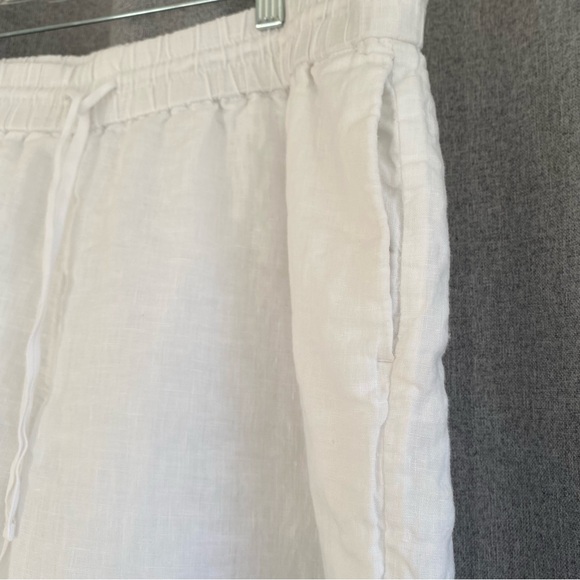 Women's J. Crew Soleil Linen Pants size L - Picture 5 of 9